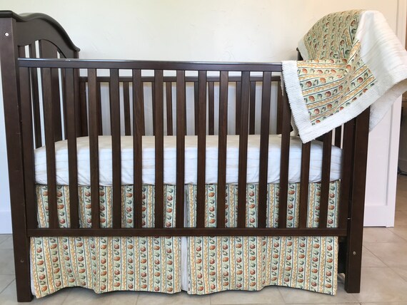 A Day At The Beach Baby Crib Bedding By Dance With Joy Baby Etsy