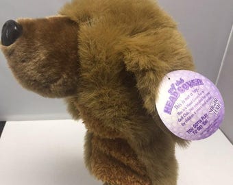 Sugar Loaf Golf Club Head Cover Brown Golden Retriever Puppy Dog Golf Head Cover
