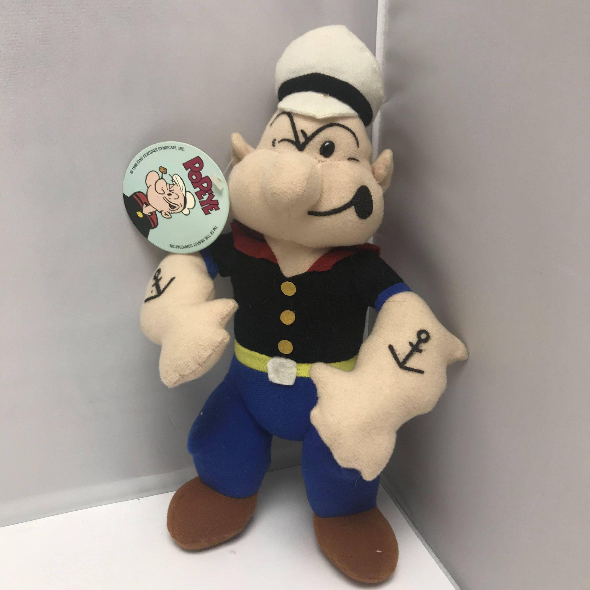 ポパイ フィギュア1985年製タグ付き　28cm ポパイ フィギュアセット ポパイ フィギュア1985年製タグ付き 28cm