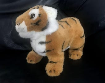 Discovery Channel Store Schwarz Tiger Cub Wild Cat Plush Stuffed Toy Animal
