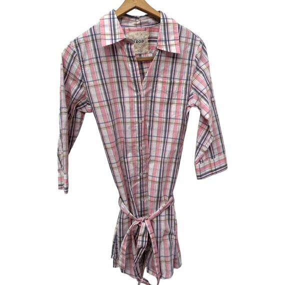 white christmas dresses All Over Stretch Plaid Button Down Dress Shirt (Button Down Collar) main image 1