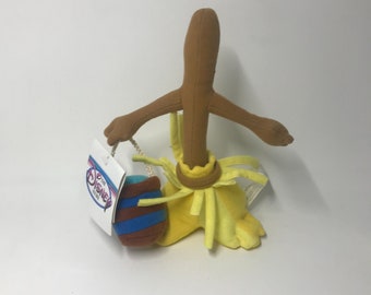 Vintage Disney Fantasia Magie Zauberer Besen mit Eimer Plüsch Mütze Baby 20,3 cm