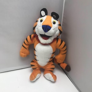 Vintage 1990s Kellogg Frosted Flakes Tony the Tiger Plush Stuffed Animal Doll 14"