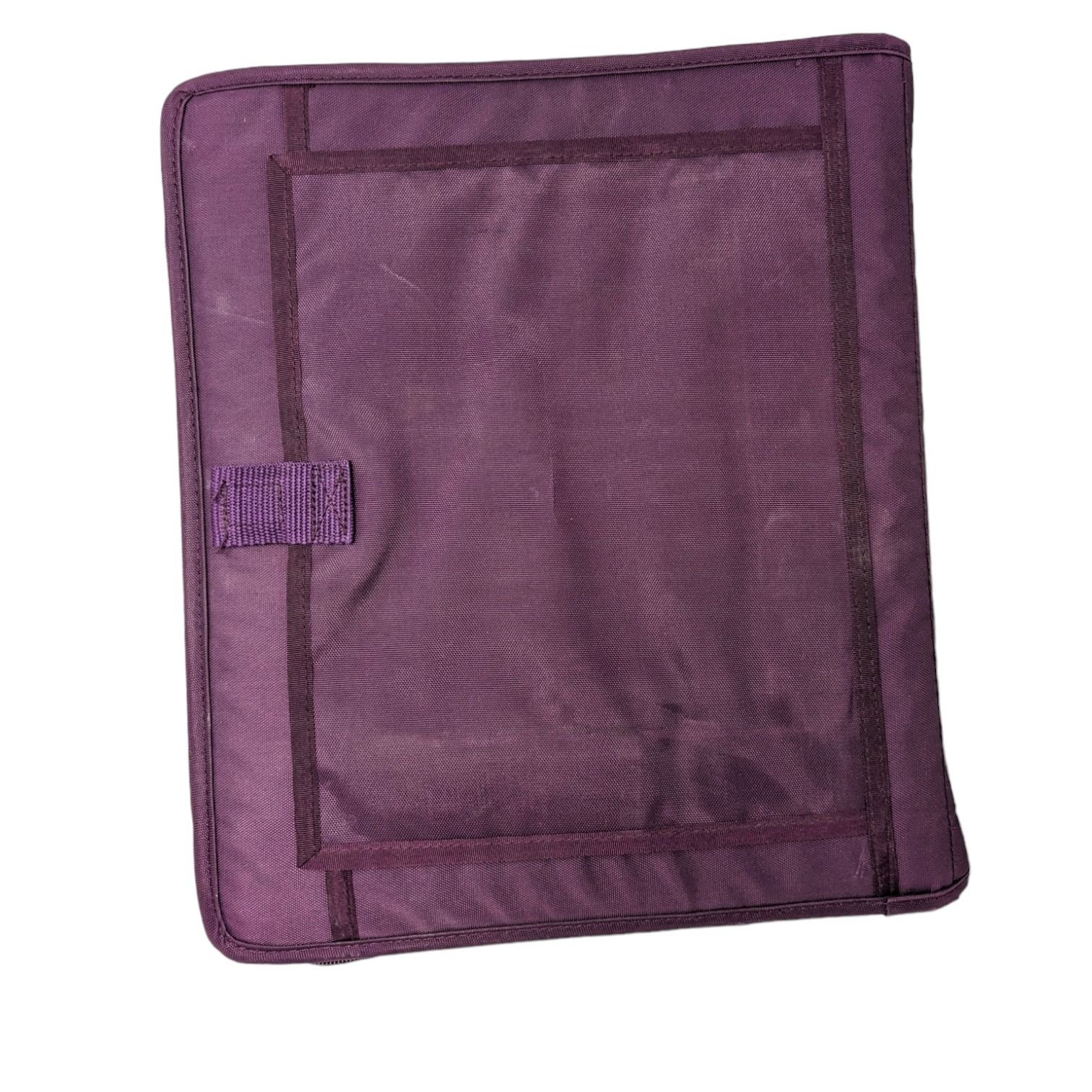 Vintage 1990s Y2K Mead Five Star First Gear Purple Zipper Binder 3