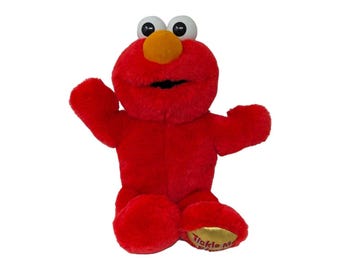 Sesame Street Tickle Me Elmo Surprise 5th Anniversary Edition Plush Toy - WORKS!