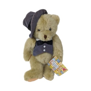 VTG Dakin Cherished Teddies Robbie Tuxedo Bear Plush Stuffed Animal Soft Toy 12&quot;