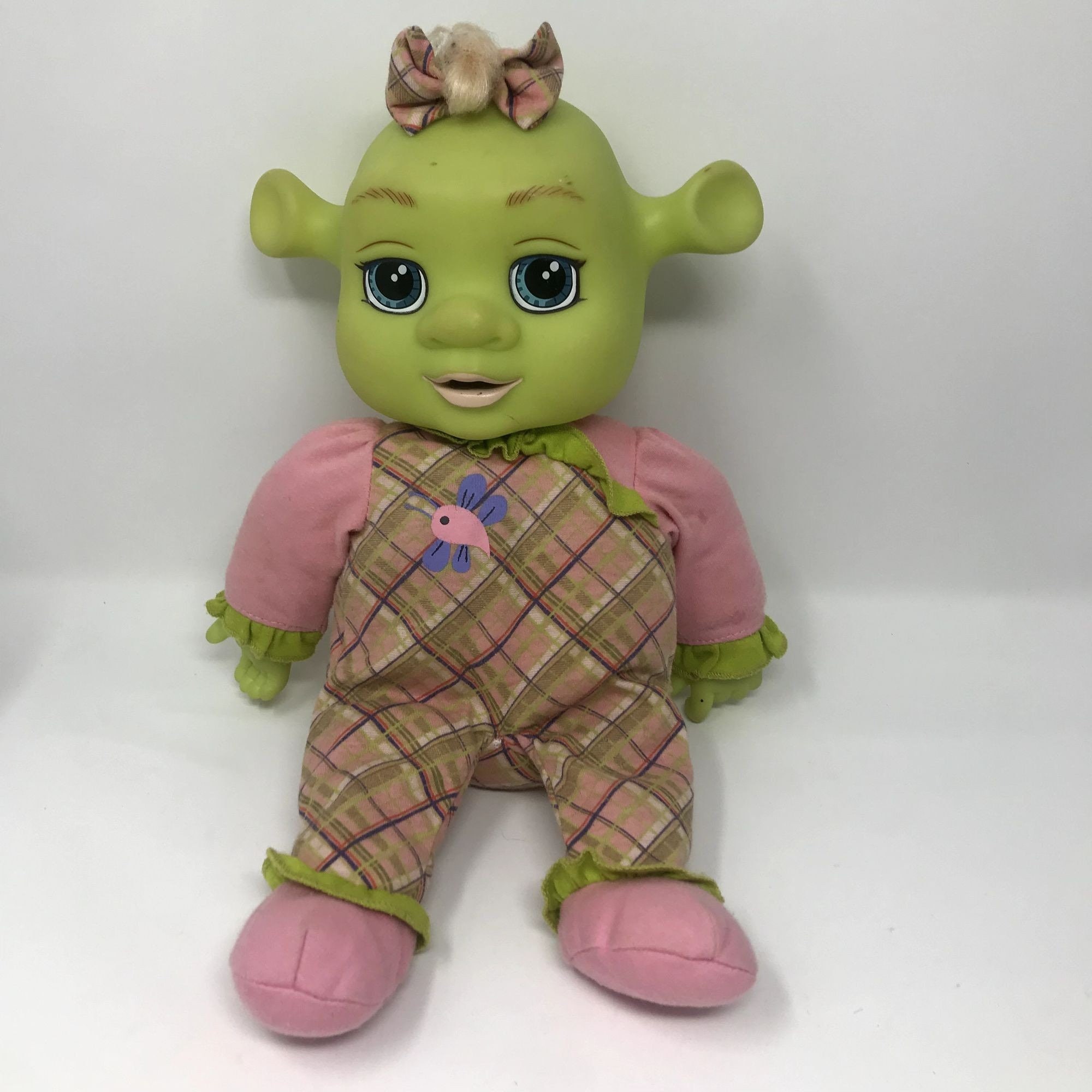 Laugh with Me Shrek the Third Electronic Baby Felicia Ogre Doll - TESTED + WORKS