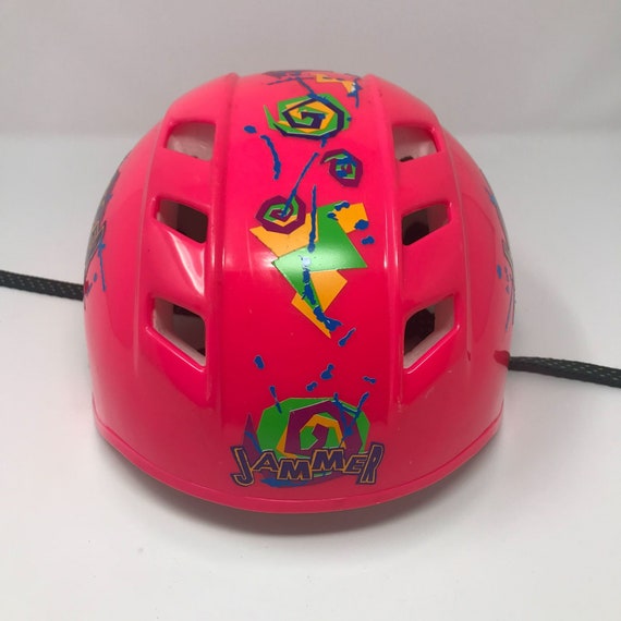 VTG Vintage 1990s Hot Pink Jammer Child Kid Hardshell Bicycle Helmet - Etsy  Israel