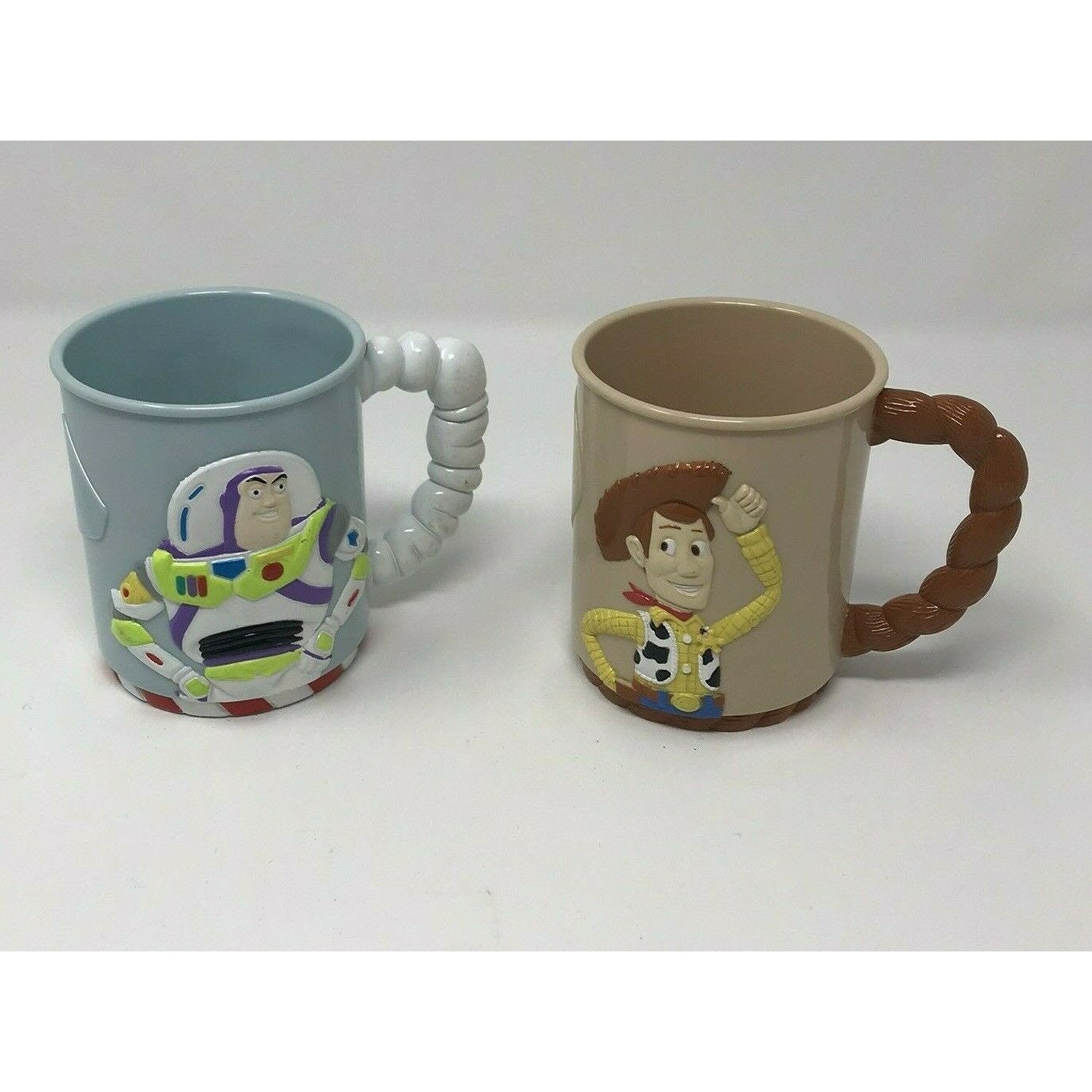 Disney Pixar Toy Story 4 Woody Buzz Lightyear 3d geformte Neuheit Trinken Becher Tasse 