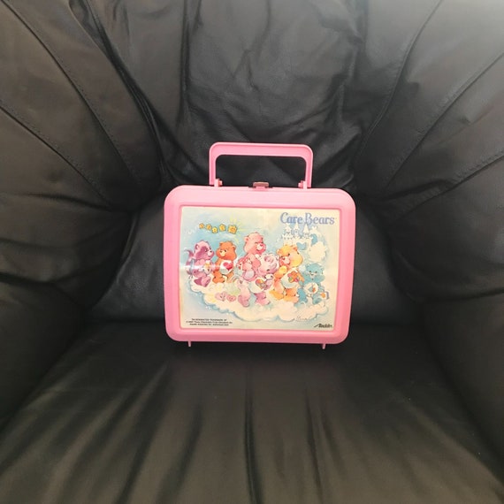 VTG Vintage 1986 1980s Pink Care Bears Aladdin Lunch Box - Etsy