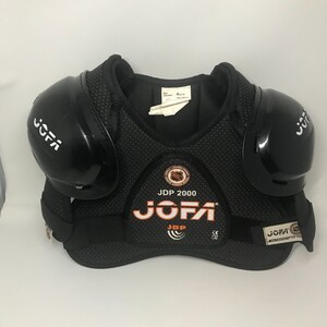 Vintage Jofa SP2000 Black Hockey Shoulder Pads Size 4 Small (S/P M) 36&quot;-40&quot;