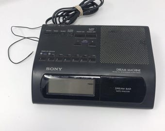 Vintage Sony Dream Machine ICF-C303 AM/FM Alarm Clock Radio