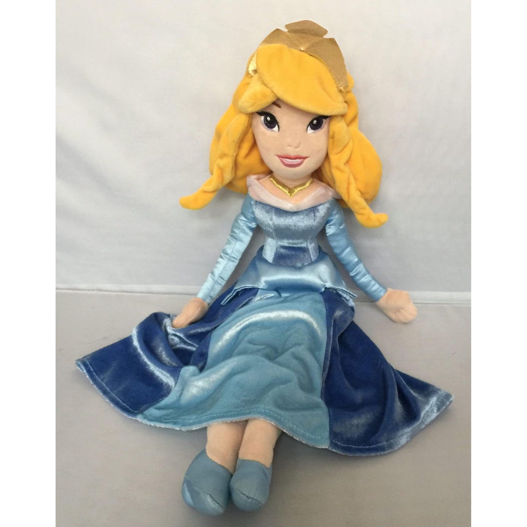 sleeping beauty blue dress doll Disney Aurora Princess Plush Soft Toy 21