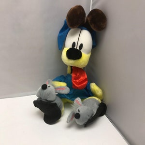 Garfield and Friends Odie Yellow Dog Pajamas Bunny Slippers Plush Stuffed Animal