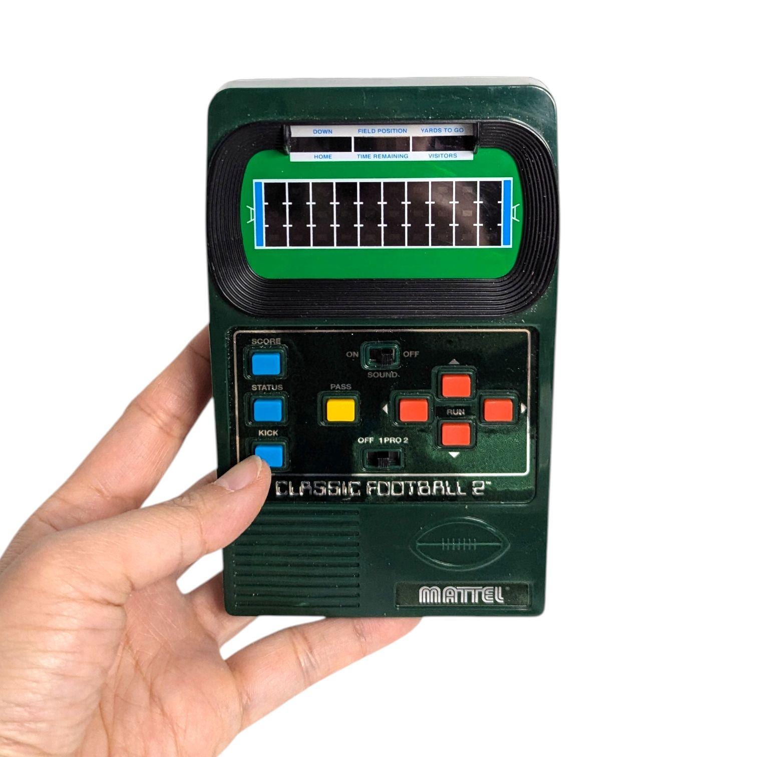 Gioco Portatile Calcio Elettrico Vintage Retrò Mattel Classic Gioco Portatile Calcio Elettrico Vintage Retrò Mattel Classic
