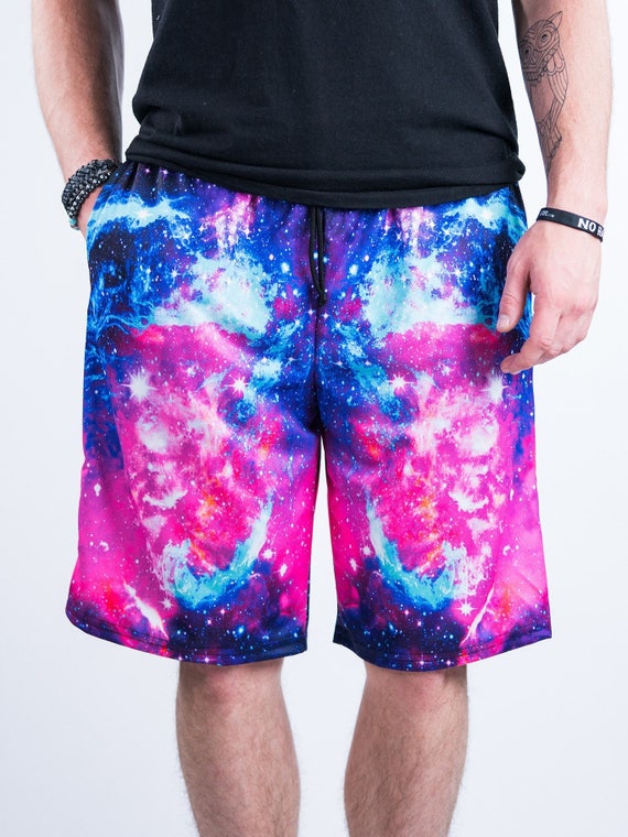 Galaxy 2.0 Shorts Men's Shorts Festival Shorts Mens Etsy