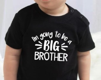 Big Brother T-Shirt: Baby Announcement Gift, Ringspun Cotton Tee
