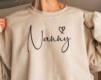 Nanny Sweater: Sand Nanna Jumper, Cosy Gift