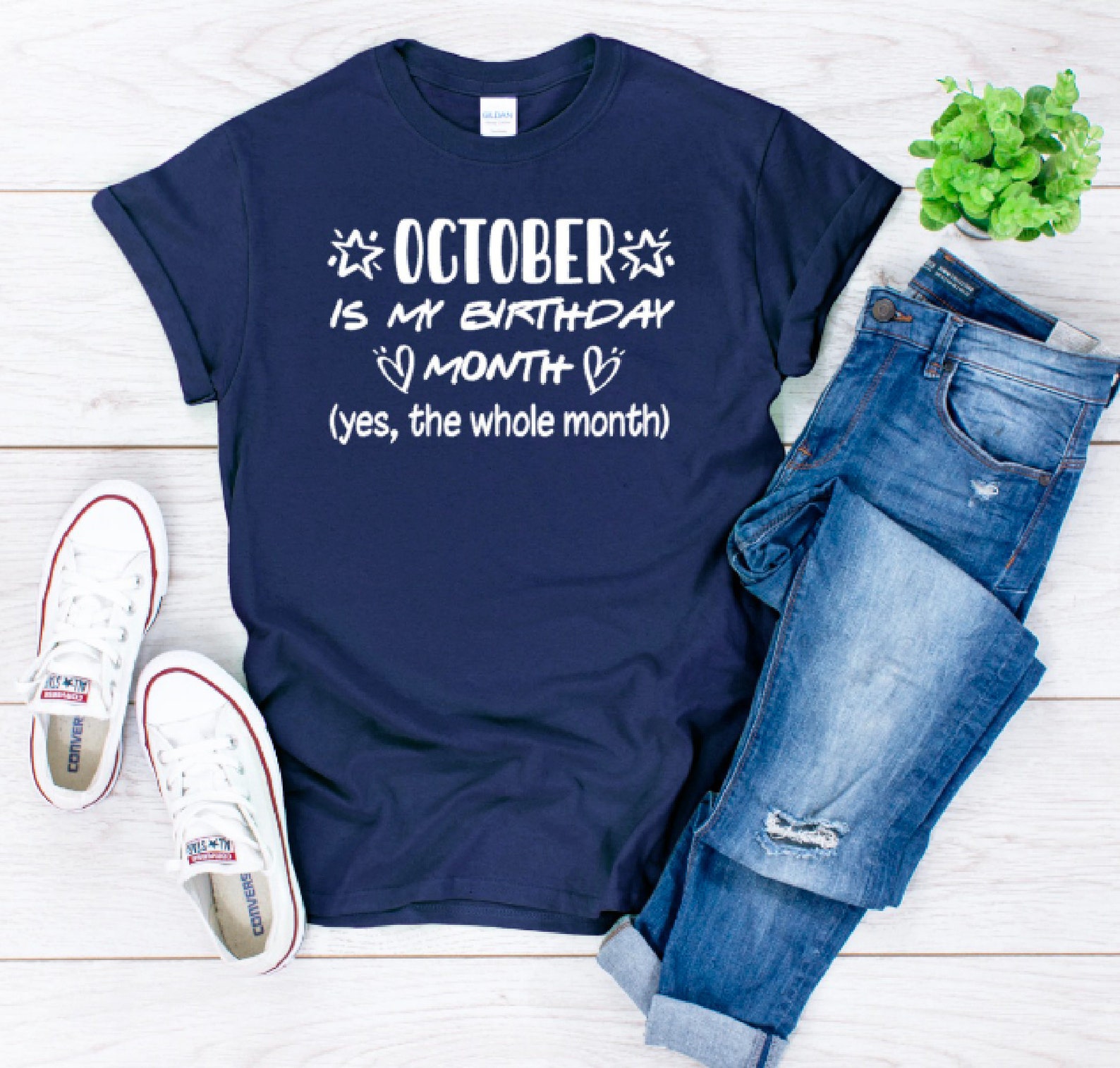 October Birthday T-shirt October is My Birthday Month yes - Etsy
