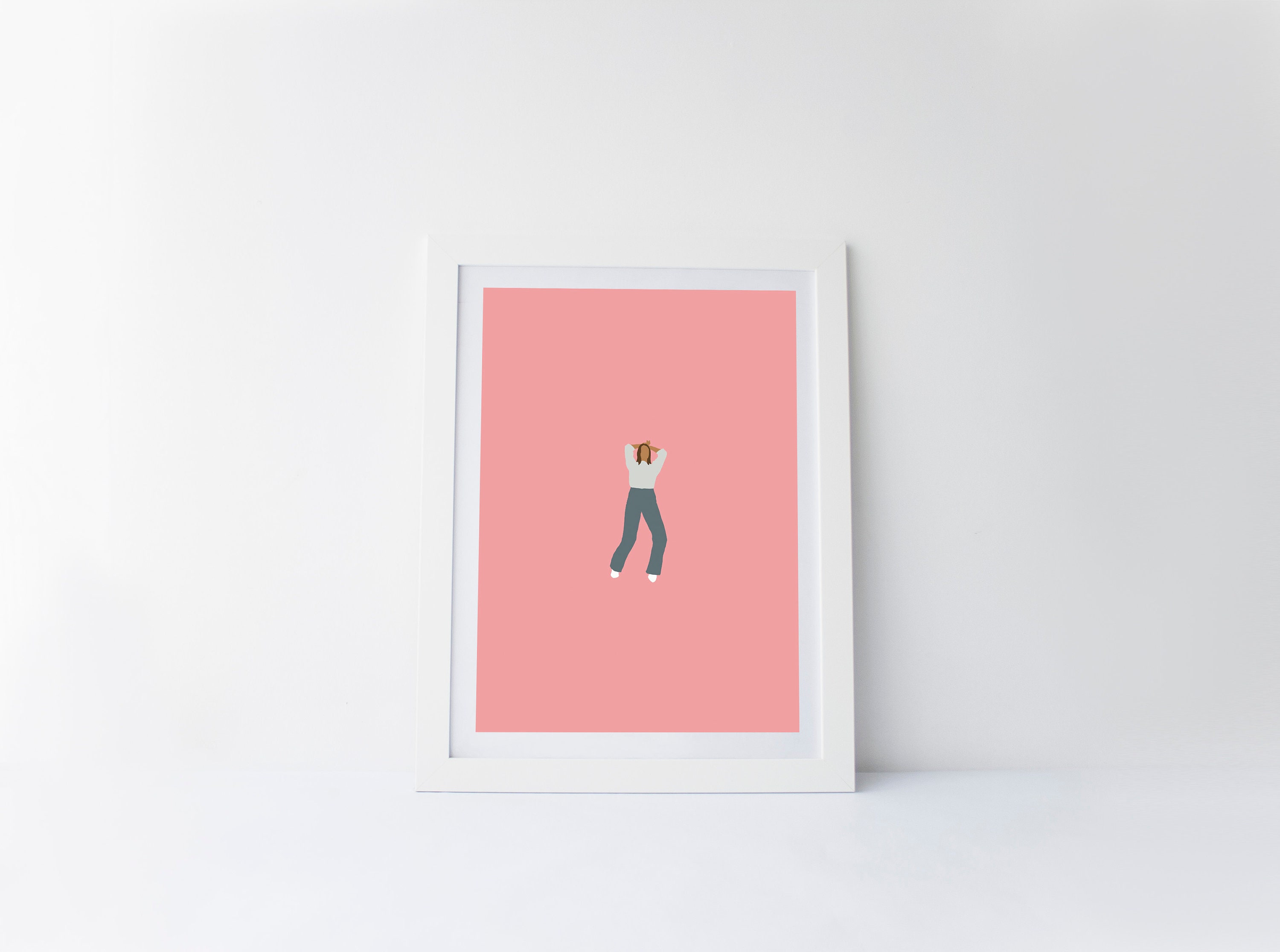 MAGGIE ROGERS PORTRAIT in Pink printable Digital Poster - Etsy