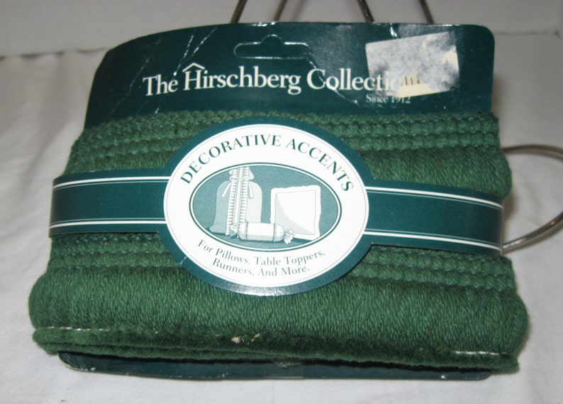 Hunter Green Brushed Cotton 1 5w Fringe 84 Etsy