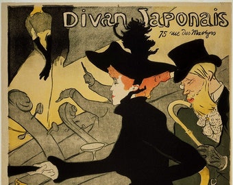 □１００部限定□H.Lautrec□Divan Japoais◇初号作品◇希少◇ Henri de Toulouse-Lautrec | Divan Japonais (December 1895