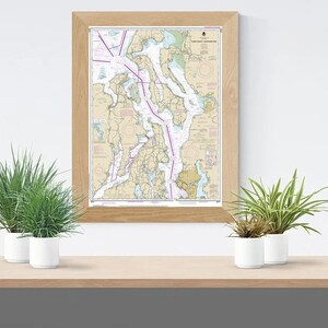 NOAA Chart 18449 - Puget Sound-Seattle To Bremerton