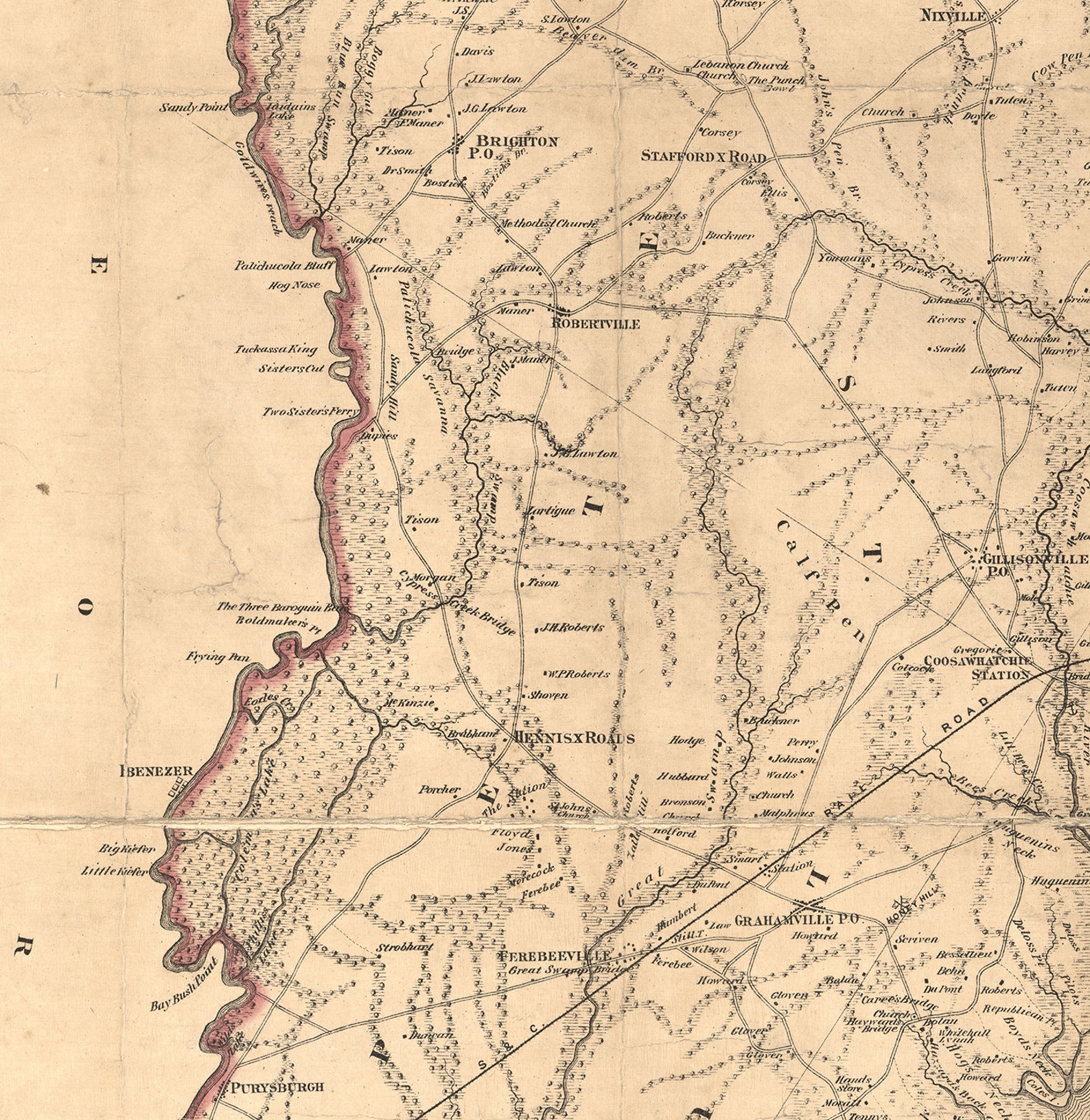 Preliminary Chart of Port Royal Entrance. Beaufort, Chechessee, and ...