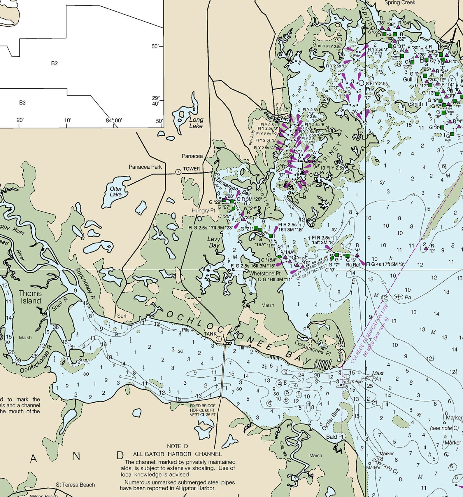 Apalachee Bay – Florida: St. James Island, Ochlockonee Bay, St. George ...
