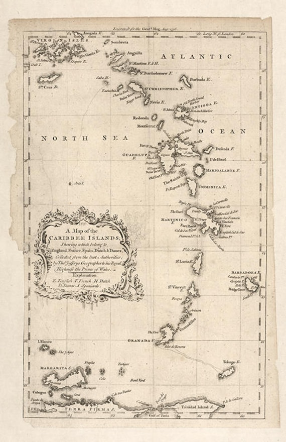 1968 英書 ISLES OF THE CARIBBEES フルカラーMAP付 1968 英書 ISLES OF THE CARIBBEES フルカラーMAP付