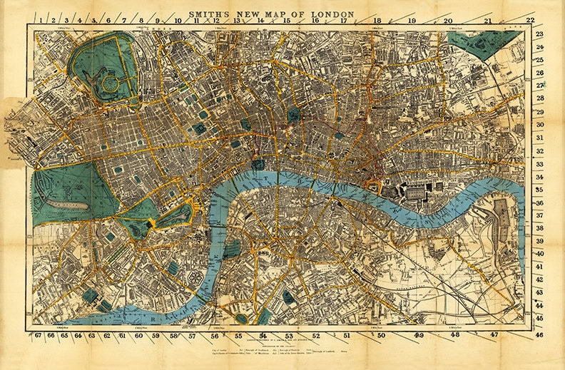 アンティークの世界地図 イギリス】の画像素材(41421687) | 写真