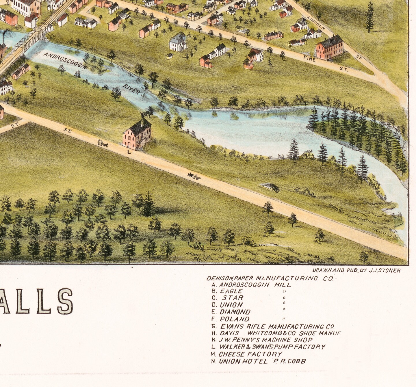 Mechanic Falls Maine Map