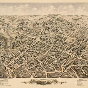 Karte von Peabody, Essex Co, Massachusetts Ma., 1877.