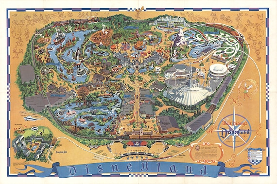 ディズニーランド マップ - ディズニーランドのパノラマ鳥瞰