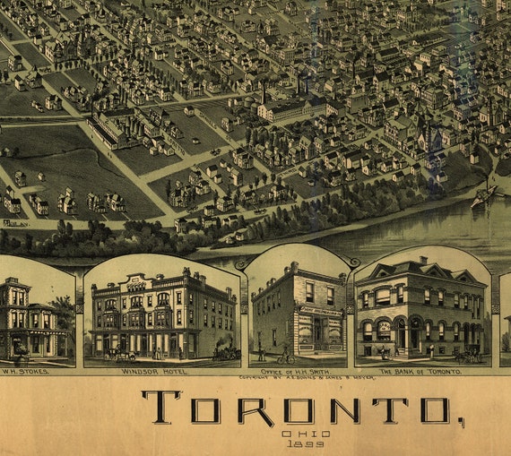 Map Of Toronto Ohio Prue Ursala