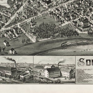 Map of South Framingham, Middlesex Co., Massachusetts (MA.), 1882