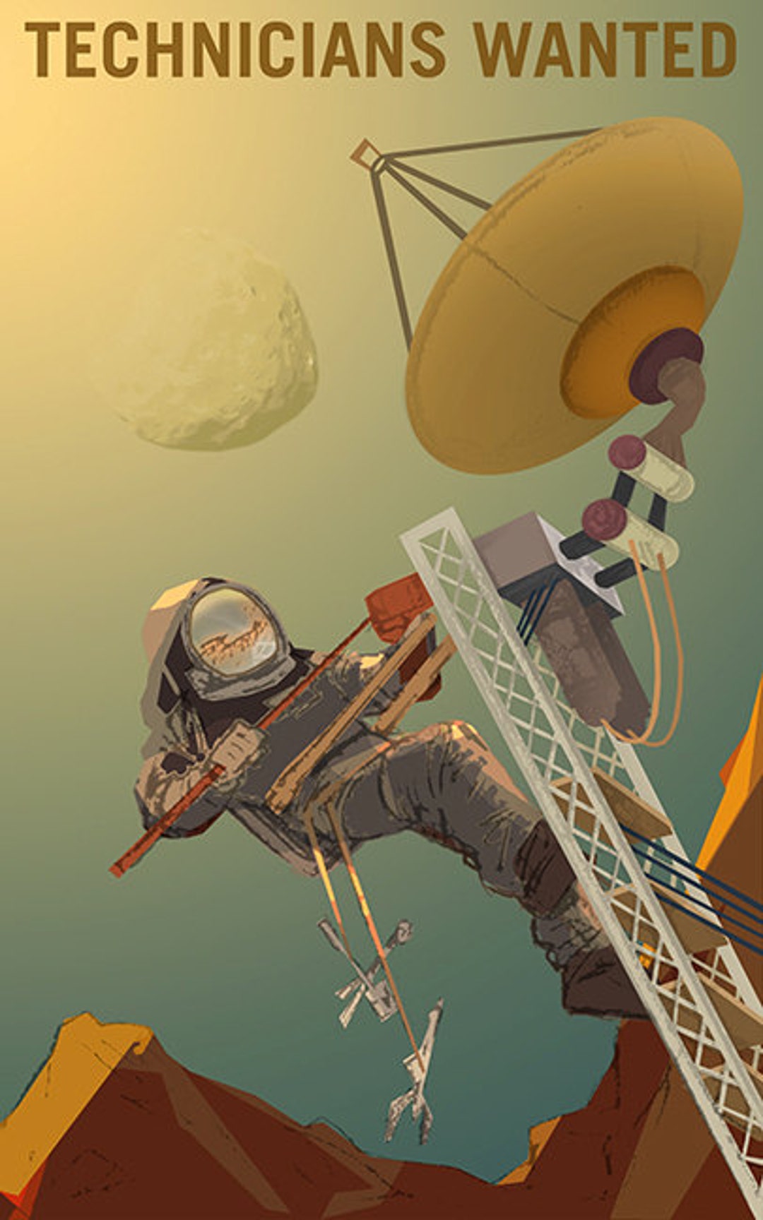 Technicians Wanted to Engineer Our Future on Mars. NASA Mars - Etsy