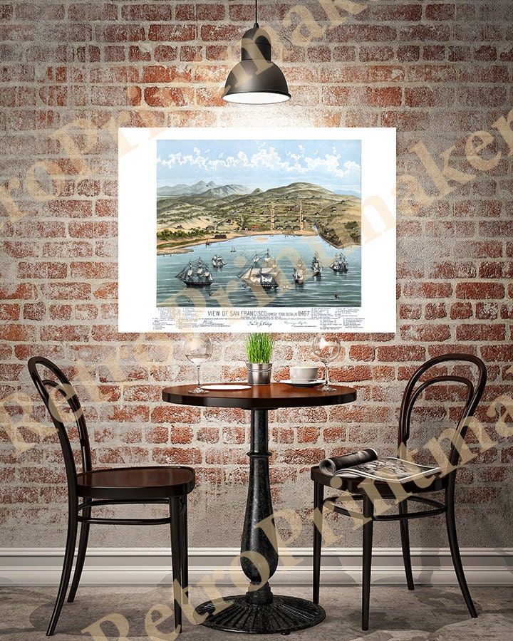 カリフォルニア州サンフランシスコ、旧名イエルバブエナ、1846年、金が