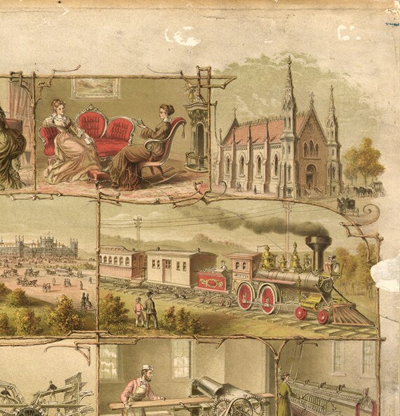 Centennial Mirror, Poster Commemorating 100 Years of Independence