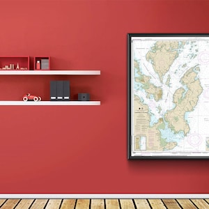 Nautical charts of Campobello Island; Eastport Harbor,  Maine, New Brunswick 13396 Giclee map reproduction