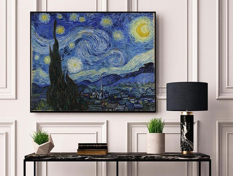Starry Night – Vincent Van Gogh Reproduction Art Print – Post ...