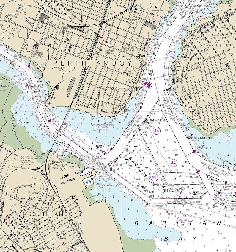 Inshore: New York Harbor, Raritan Bay, NJ