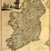 Map of Ireland, 1797 : Civil and Ecclesiastical. Vintage Reproduction