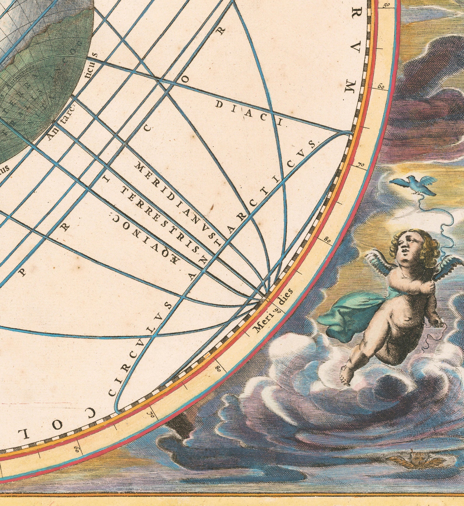 Celestial Chart by Andreas Cellarius - Solis Circa Orbem Terrarum ...