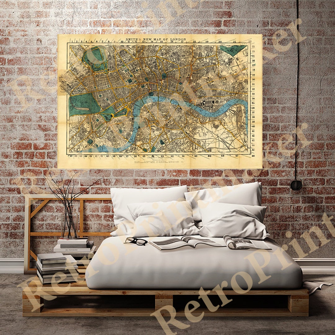 イギリスの地図　壁掛け Amazon.co.jp: イギリスの地図ポスター世界地図ポスター キャンバス