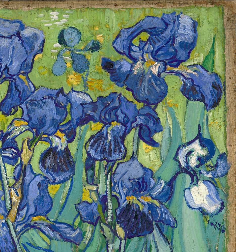 絵画 複製　ヴァン ゴッホ アイリス ゴッホの有名な絵画による傑作複製アイリス 有名な絵画の複製プリント