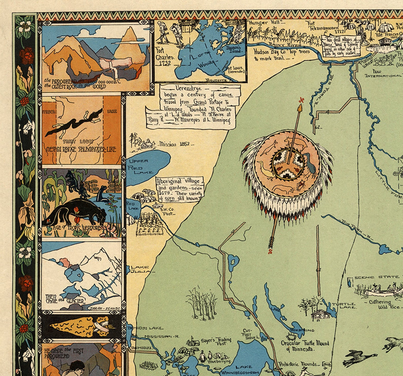 Map of The Arrowhead Minnesota 1935. Restoration Hardware Etsy