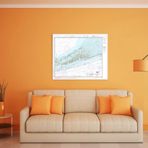 Nautical Chart 11442 'Florida Keys Sombrero Key To Sand Key' Placemat