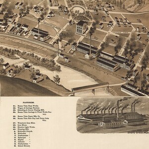 Buena Vista Virginia Va Blue Ridge Mountains Region 1891 Vintage buena-vista-virginia-va-blue-ridge-mountains-region-1891-vintage