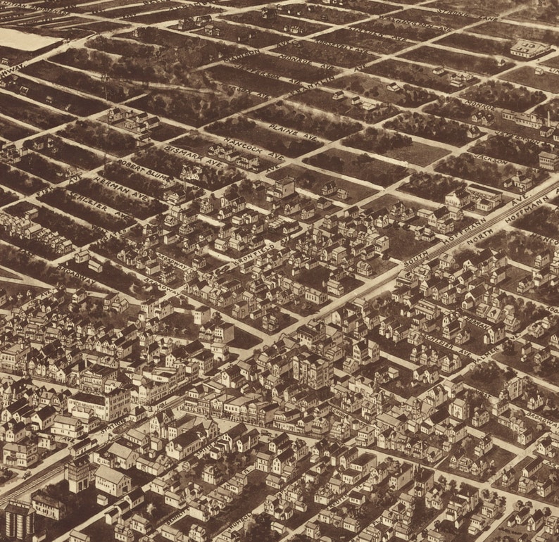 Map of Lindenhurst Town of Babylon Suffolk County Long Etsy